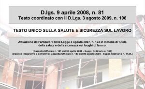 decreto legislativo 81/2008