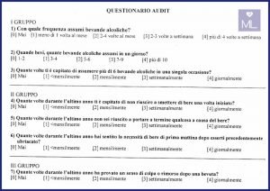 Questionario AUDIT-C sul consumo di alcol - MEDICOLAVORO.ORG