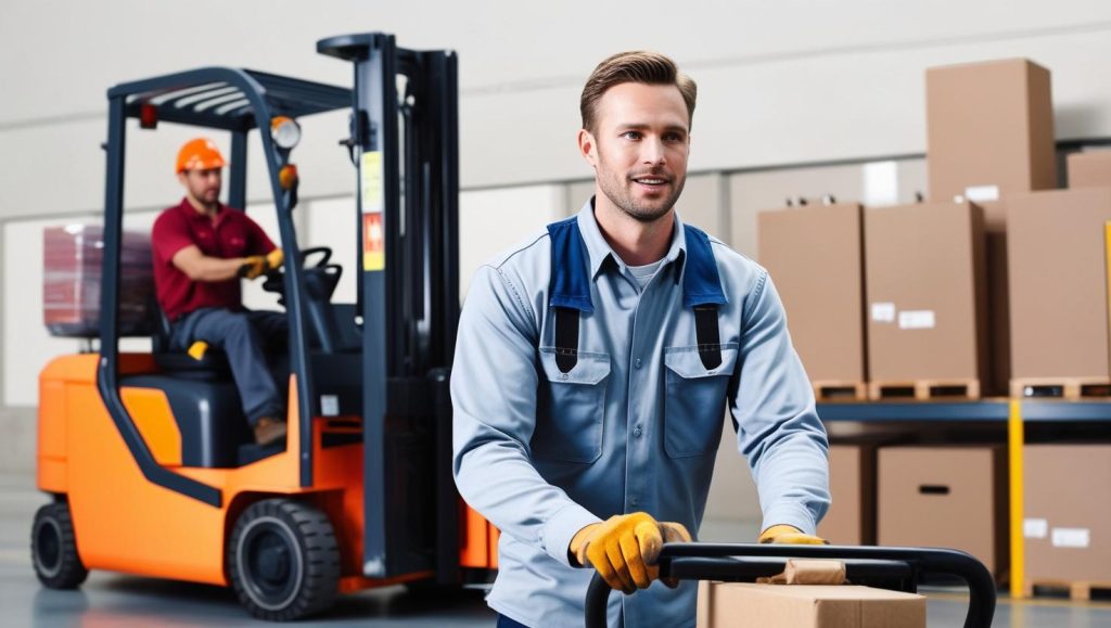 movimenti ripetitivi: Lavoratore in magazzino